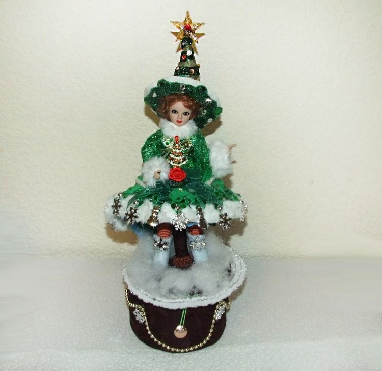 Мои сказочные образы и костюмы фарфоровых куколок (ООАК) к Новому 2018 году (фото 2)