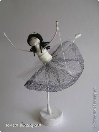 Голубая танцовщица или Магия балета. Фарфоровая коллекционная кукла от Донны Руберт