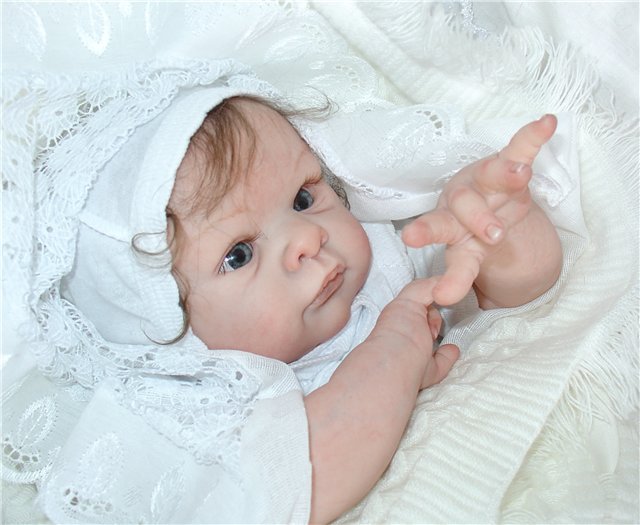 Малютка Джилл. Кукла Реборн из молда Джилл (Adrie Stoete) | Бэйбики Малютка Джилл. Кукла Реборн из молда Джилл (Adrie Stoete) (фото 5)