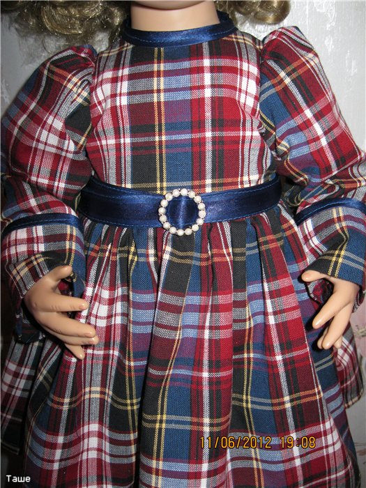 Милые клеточки — Одежда и обувь для кукол своими руками: фото (фото 3)