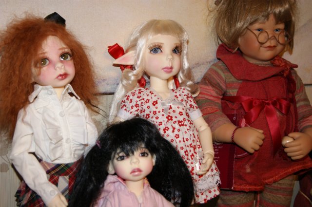 Шерочка с Машерочкой, милые Лашерочки. Kim Lasher. Шарнирные куклы Lasher dolls