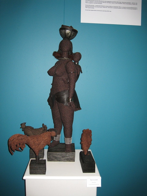 Текстильные куклы-скульптуры Натальи Вельчинской