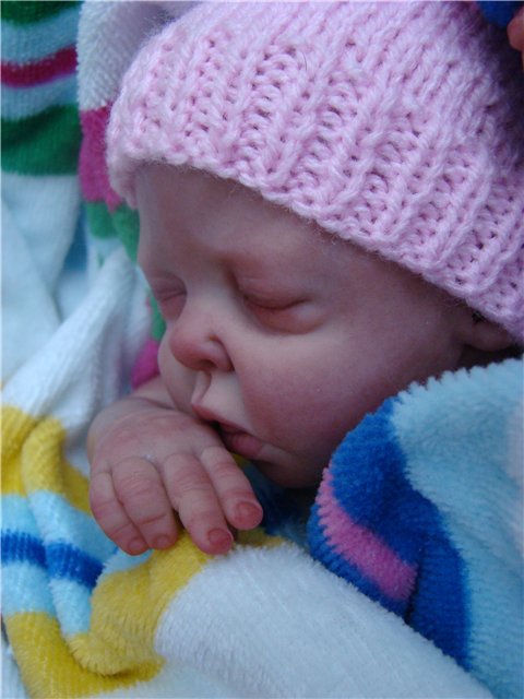 Когда спит малыш, все вокруг замирает...Авторская кукла Кондрашовой Ирины (фото 4)