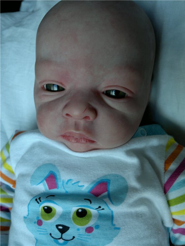 Маленький ангел, кукла реборн Евочка