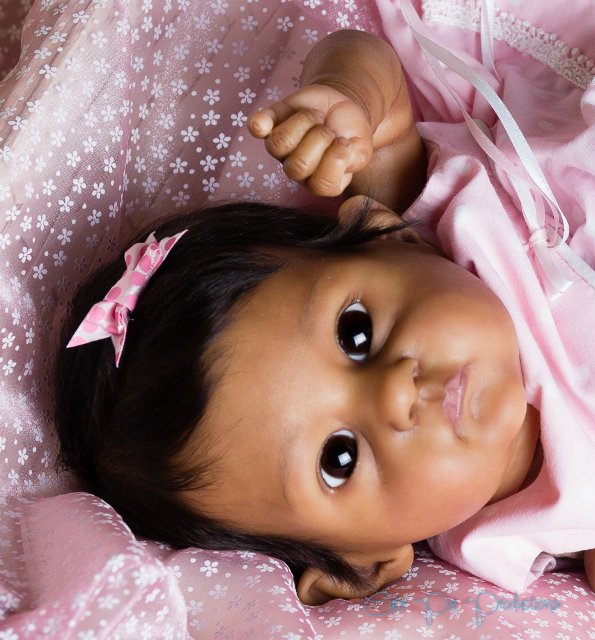 Этническая крошечка реборн, прототип PIXIE скульптора Bonnie Brown (фото 5)