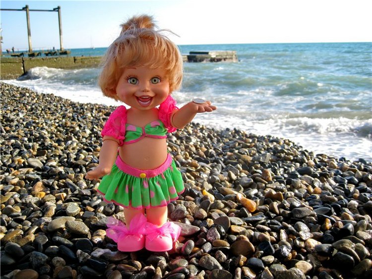 Море, солнце и Натуся или отдых в Сочи! Натали кукла Galoob baby face | Бэйбики Море, солнце и Натуся или отдых в Сочи! Натали кукла Galoob baby face