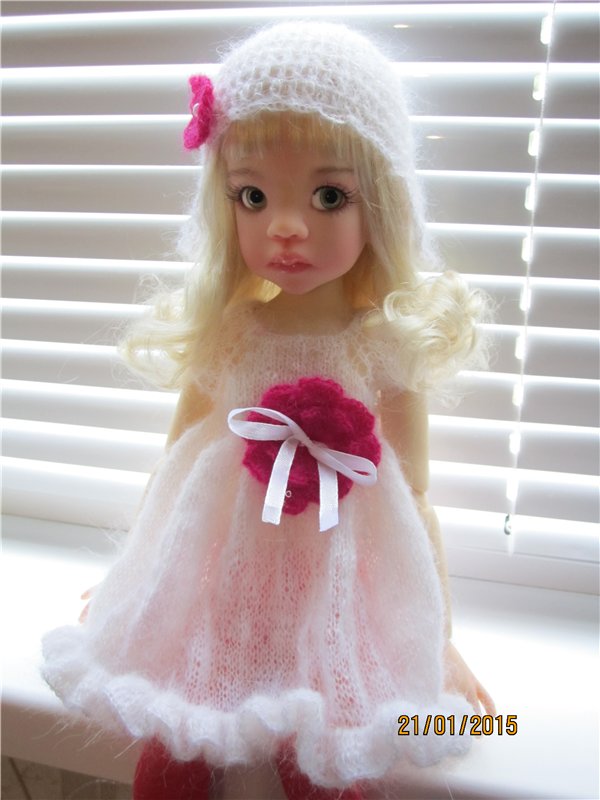 Белая розочка. Кукла Kaye Wiggs (фото 2)