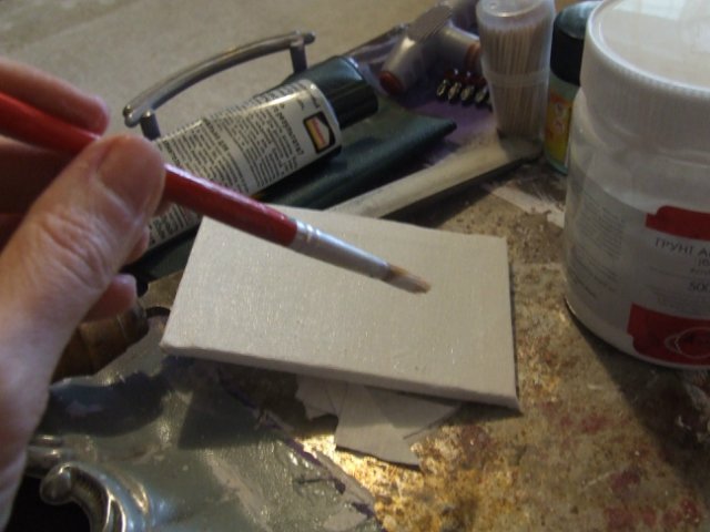 Мастер-класс "Создание мольберта и холста к нему для кукольного румбокса масштаба 1:12"