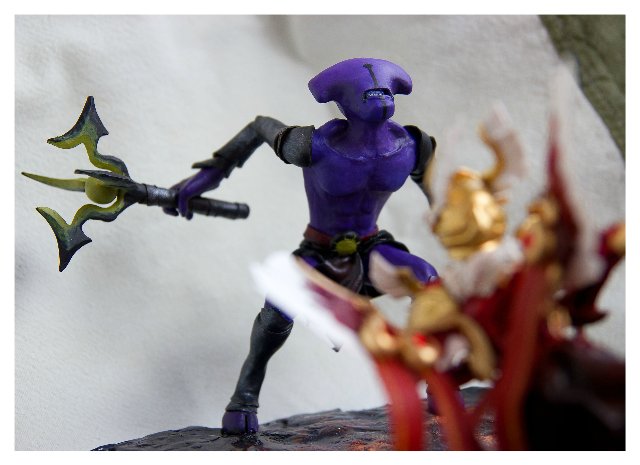 Скульптурная группа по игре Dota. Legion Commander Arcana vs Faceless Void