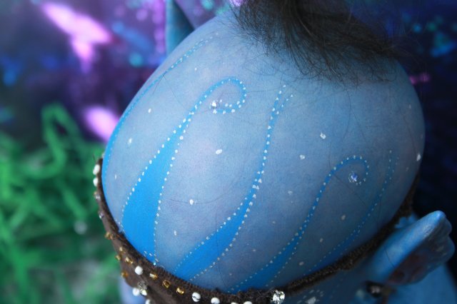 Аватарёнок Вишно (защитник) - кукла от Элины Кудрявцевой