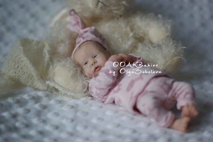 Мия, Макс, Клара, Бэн, Соня. Младенцы ООАК Ольги Соколовой