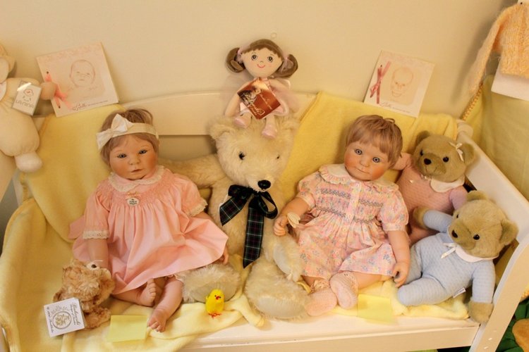 Пасхальная встреча в магазине кукол Гюнзел 2017. Куклы разных авторов