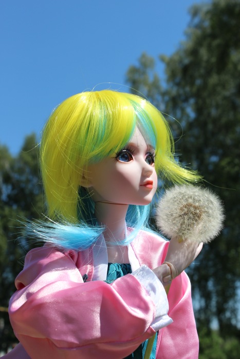 Яркое лето с Анжеликой - Кукла Звезда подиума. ООАК, 5-ый молд, 60 см (фото 3)