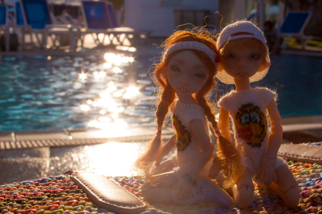 Мышулики в отпуске. Авторские куклы Лидии Снуль. BJTales