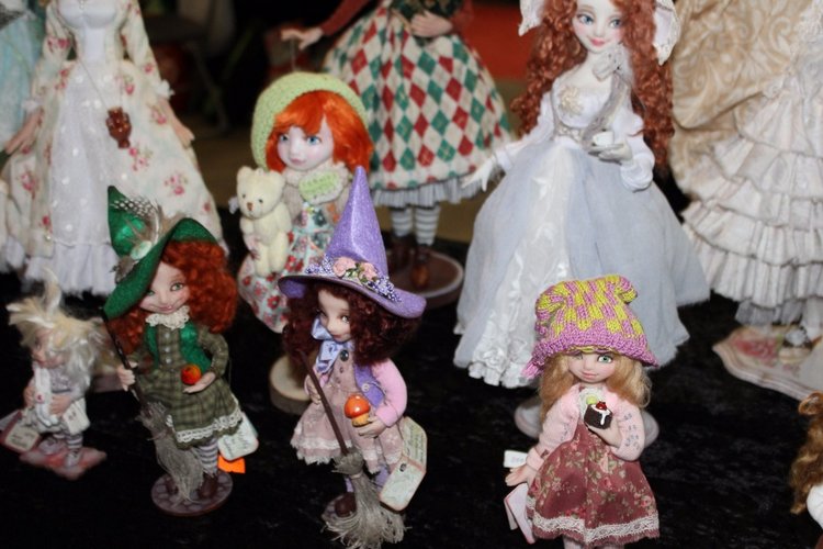 Выставка мишек, кукол и кукольной миниатюры в Голландии 2017 - часть первая