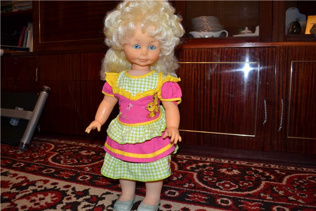 Голубоглазая красавица — Советские винтажные куклы (СССР): Ленигрушка (фото 8)