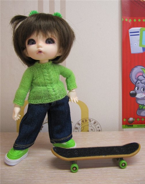 Свитерок для Майки — Одежда и обувь для кукол BJD (БЖД): 1/3 (фото 6)