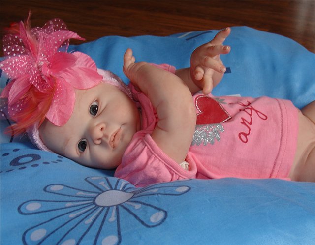 Малютка Джилл. Кукла Реборн из молда Джилл (Adrie Stoete) | Бэйбики Малютка Джилл. Кукла Реборн из молда Джилл (Adrie Stoete) (фото 3)