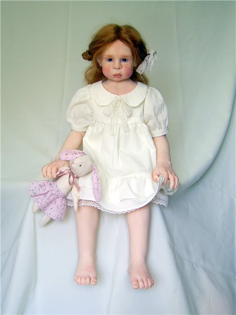 Авторские куклы Светланы Гришко. Новенькая и подруги (фото 2)