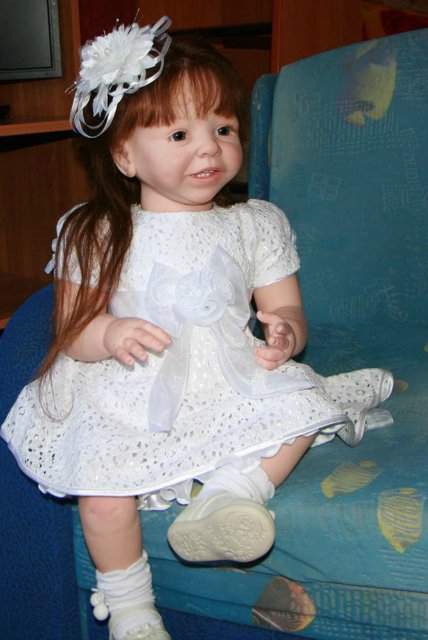 Нежные воспоминания о нашей Улыбашке... Кукла реборн Belinda (фото 8)