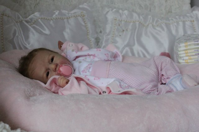 Мой слааадкий ангел! Девочка реборн Виктории Вишни