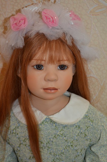 Люсинда, фарфоровая куколка Кристин Оранж