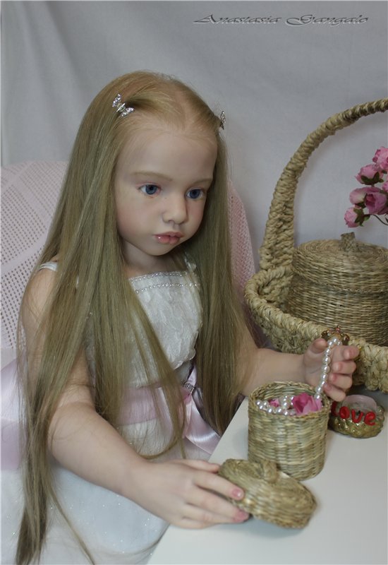 Ангелов много ни бывает. Ангелина. Кукла реборн Анастасии Гангало