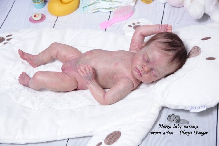 Моя принцесса Крошечка-Кокошечка. Кукла реборн Олеси Венгер