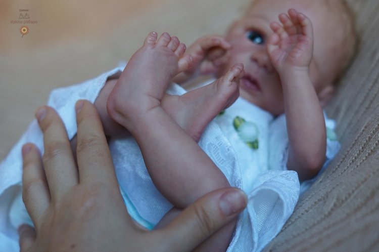 Моя малышка реборн Маленка