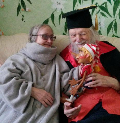 Скажите, как его зовут или Главный иллюстратор изумрудного города. Карабас-пати ко дню рождения Леонида Владимирского