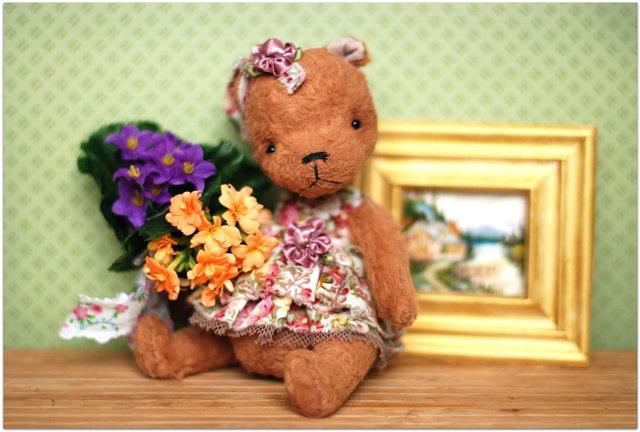 Чудо-девочка-медведь — Домашние фото авторских игрушек: Тедди (фото 4)