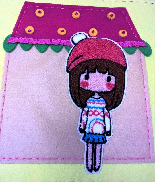 Кукла под подушкой, мамина любовь и кукольный домик-книжка для куклы из фетра | Бэйбики Кукла под подушкой, мамина любовь и кукольный домик-книжка для куклы из фетра