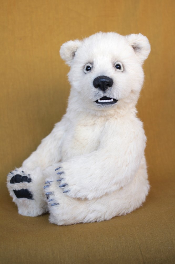 Нолан полярный медвежонок. Авторские игрушки ручной работы Татьяны Матляк (фото 8)
