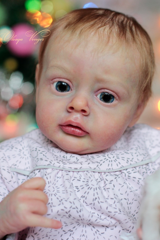 Моя Хлоя, мой любознательный Совенок, кукла реборн Олеси Венгер