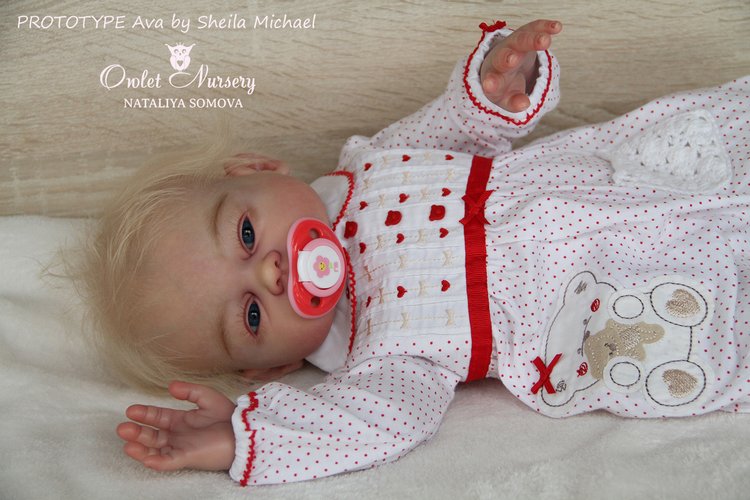Сильвия - мой прототип Ava от скульптора Sheila Michael. Кукла реборн Наталии Сомовой