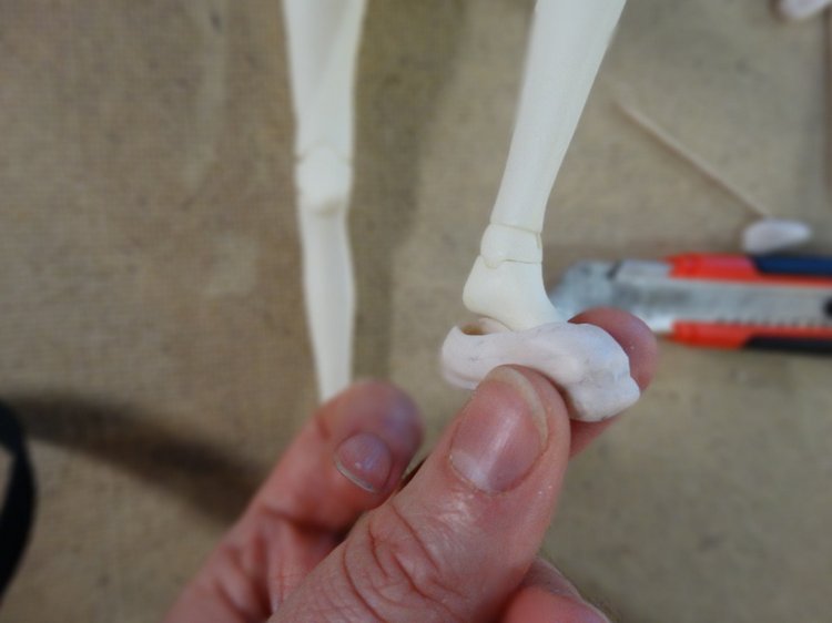 Туфельки из запекаемого пластика для кукол