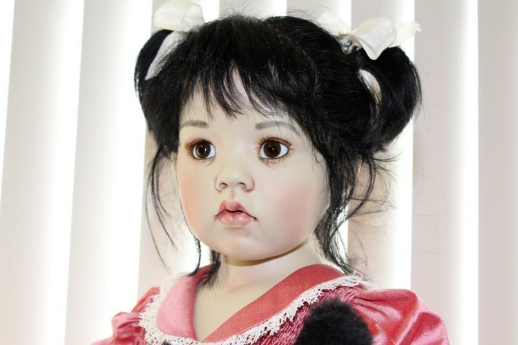 Пасхальная встреча в магазине кукол Хильдегард Гюнзел. Новая коллекция из резин 2017. Азиаточка Tian Yu