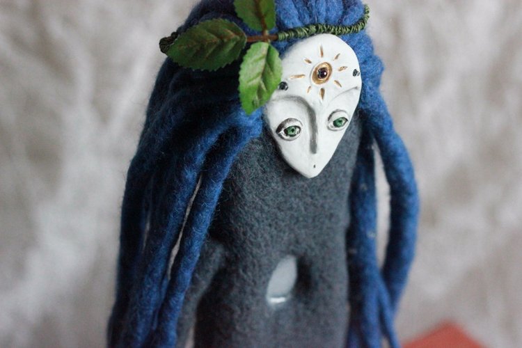 Отражение. Авторская кукла (фото 5)