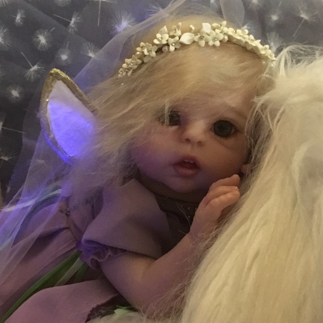 Цветочек-кукла реборн Элины Кудрявцевой