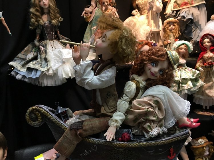 Выставка кукол в Гостином дворе - декабрь 2017 - мой взгляд - часть 6 - окончание