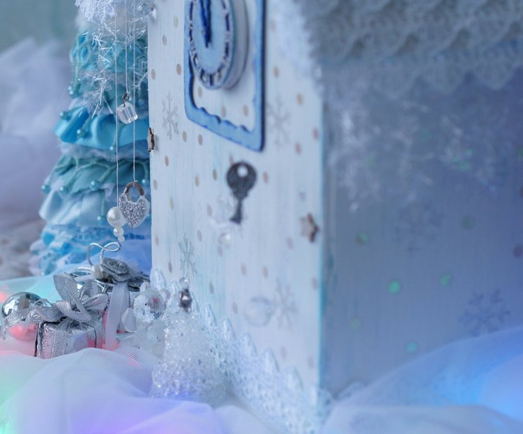 Снежный домик для Новогоднего интерьера (фото 4)