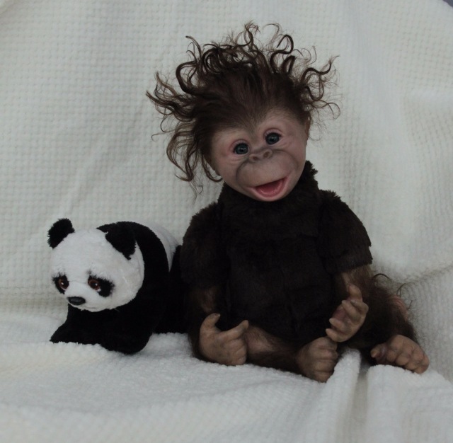 Карамелька кукла-реборн Элины Кудрявцевой