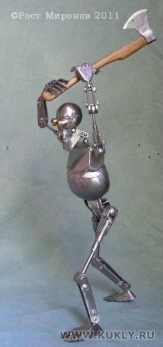 Авторские куклы Ростислава Миронова из серии «Русскiй Стимпанкъ» (фото 10)