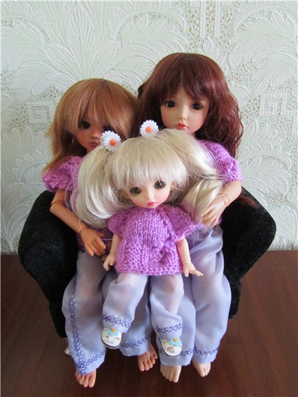 Сиреневое настроение | Бэйбики Сиреневое настроение — Одежда и обувь для кукол BJD (БЖД): 1/3