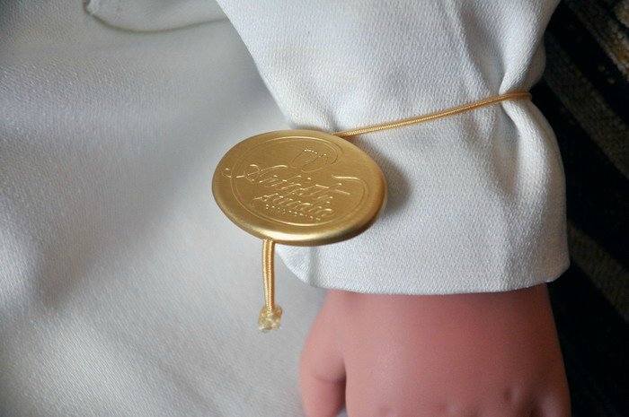 Middleton Doll: "Winter Splendor" из серии L'Innocence автор Ева Хеланд и кудряшка "С Днем Рождения, Тедди!"