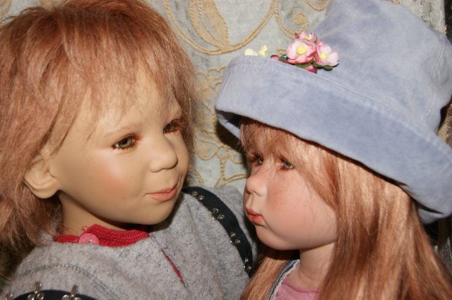 Inari - скромная красота и красавчик Hugo от Annete Himstedt