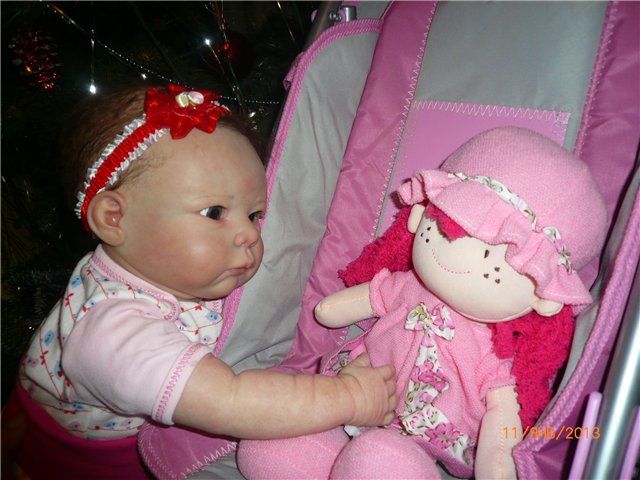 Кукла реборн Оленька. Мамина малышка (фото 10)