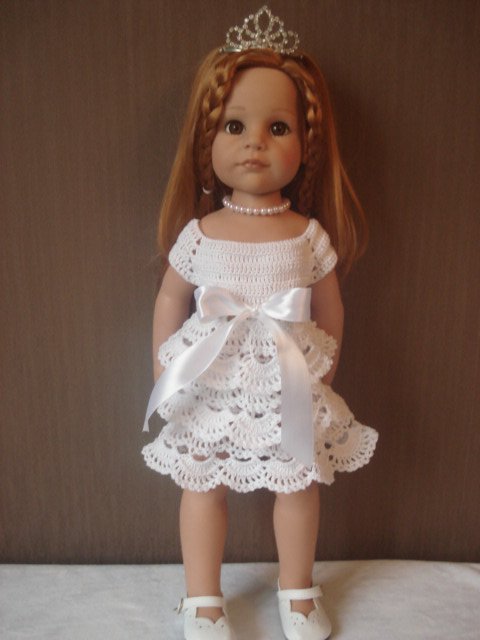 Белое кружево. Вязание для кукол Готц | Бэйбики Белое кружево. Вязание для кукол Готц (фото 7)