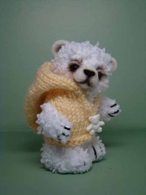 Мишка Снежка. Авторская игрушка своими руками Ольги Чернухо (фото 4)