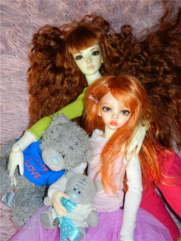 Мои старшие девочки Гу Ми Джу (Zaoll Dollmore) и Ларина (DIM)
